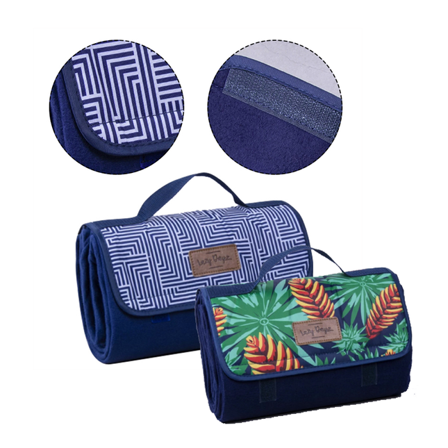 Lazy Dayz Fleece Picnic Rug - Makena.