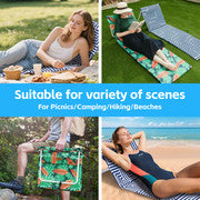 Lazy Dayz Fold Up Beach Lounger - Mossman.