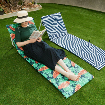 Lazy Dayz Fold Up Beach Lounger - Mossman.