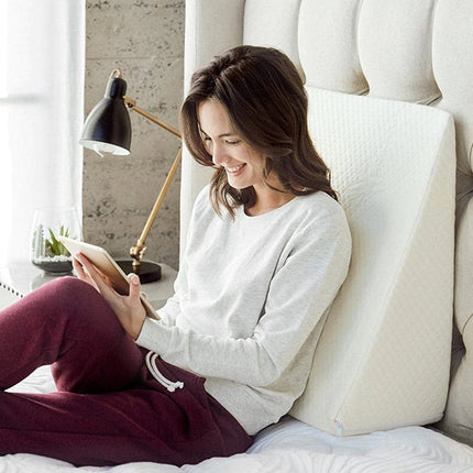 Clevinger Memory Foam Bed Wedge Back Support Pillow.