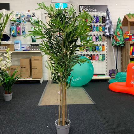 120cm Faux Artificial Home Decor Potted Bamboo Plant.
