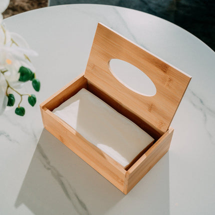 Bamboo Tissue Box.