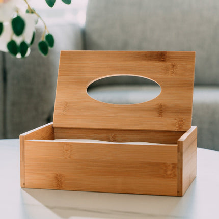 Bamboo Tissue Box.