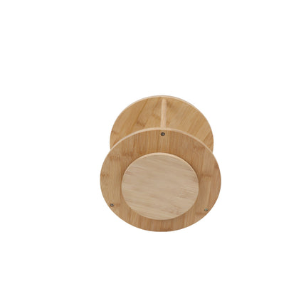 Bamboo Lazy Susan Turntable 2 Tiers.