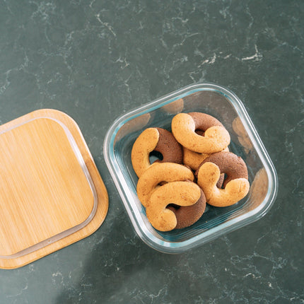 Bamboo Food Container.