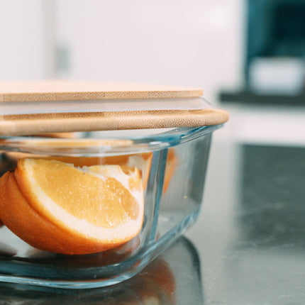 4 Pcs Bamboo Food Container - Medium.