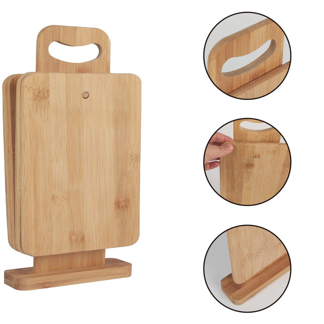 4 Piece Chopping Block Set With Display.