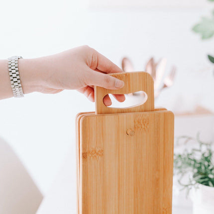4 Piece Chopping Block Set With Display.