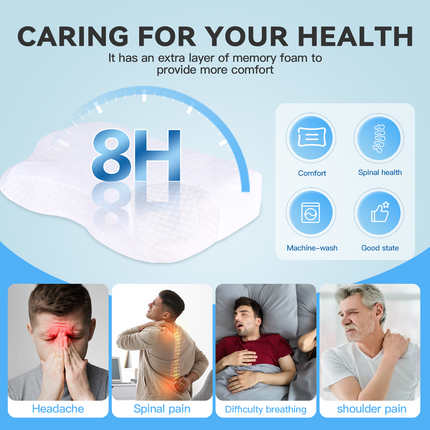 CPAP Contour Sleep Therapy Memory Foam Pillow.