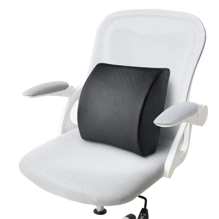 Memory Foam Lumbar Back Support Cushion Seat Set.