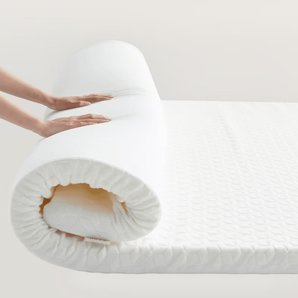 8cm Memory Foam Mattress Topper with Bamboo Cover - Double.