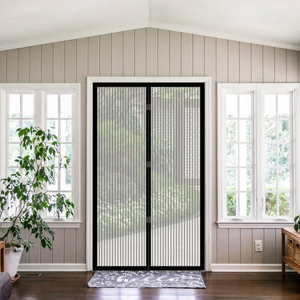 2x Instant Fly Screen, Mosquito, Insect, and Bug Free Curtain.