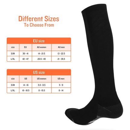 2x Miracle Compression Socks - Large/XL.