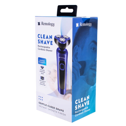 Remology Clean Shave Rechargeable Cordless Shaver.