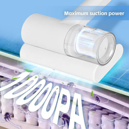 UV‑C Cordless Dust Mite Vacuum Handheld Sanitizing Cleaner with 1200 mAh Battery.
