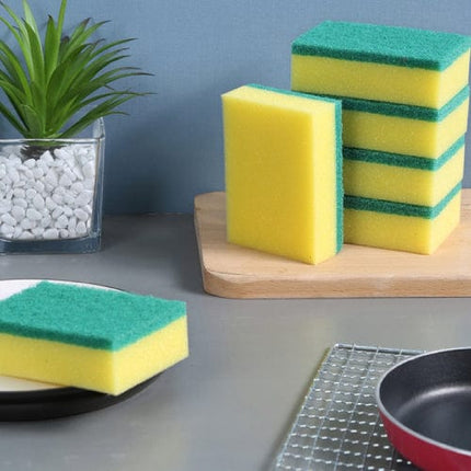 30 Pcs Heavy‑Duty Sponge Scourers – Multi‑Purpose Kitchen Cleaning Pads.