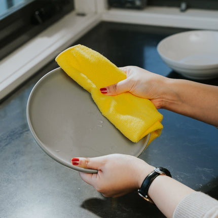 10PK Spiffy 40cm Smart Microfibre Dusting Super Absorbent Kitchen Cloths.