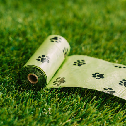 LIVINGTODAY 60 Biodegradable Unscented Pet Dog Poop Waste Bags.