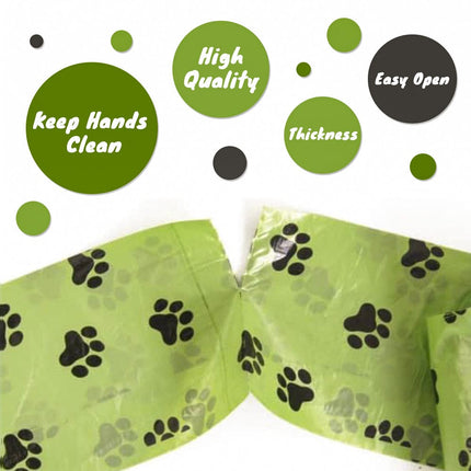 LIVINGTODAY 60 Biodegradable Unscented Pet Dog Poop Waste Bags.
