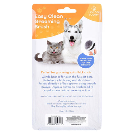 Easy Clean Pet Grooming Brush.