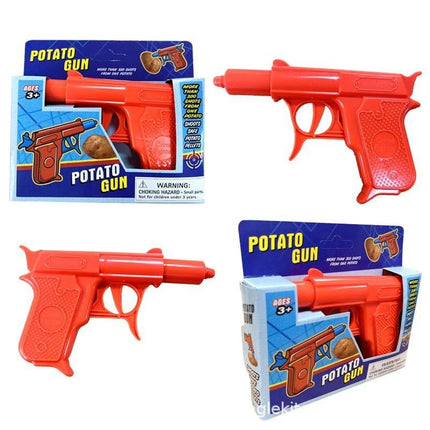 Classic Spud Gun Toy Plastic - Shoot Potatoes Across the Yard!.