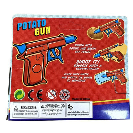 Classic Spud Gun Toy Plastic - Shoot Potatoes Across the Yard!.