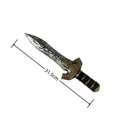 3 PCs OF ASSORTED EVA SOFT daggers - ALL 3 DAGERS SET.