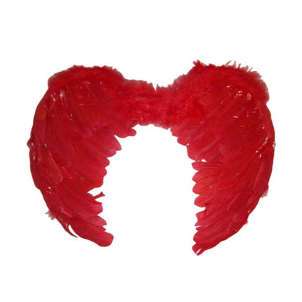 Large feather angel wings assorted colours - Purple.