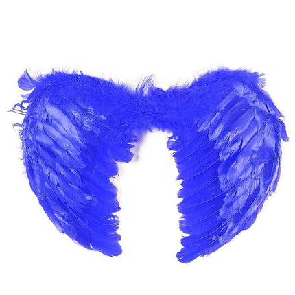 Large feather angel wings assorted colours - Purple.