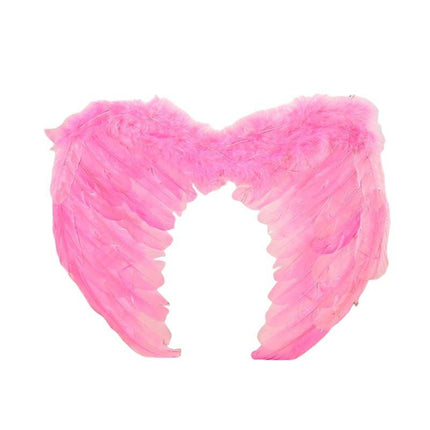 Large feather angel wings assorted colours - Purple.