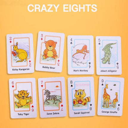 Crazy Eight Hearts Old Maid Fish Educational children card games - Old Maid.