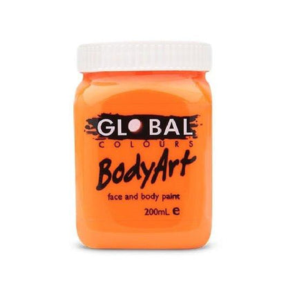 Global Colours BodyArt  Face and body paint in Jar 200ml Performance quality - Deep Green.