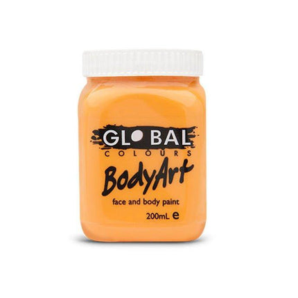 Global Colours BodyArt  Face and body paint in Jar 200ml Performance quality - Deep Green.