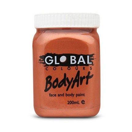 Global Colours BodyArt  Face and body paint in Jar 200ml Performance quality - Deep Green.