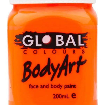 Global Colours BodyArt  Face and body paint in Jar 200ml Performance quality - Deep Green.