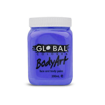 Global Colours BodyArt  Face and body paint in Jar 200ml Performance quality - Deep Green.