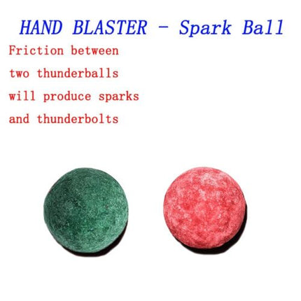4 packs of HAND BLASTER-Spark Ball Popping Blaster Ball Board Cannon Pop-on-Bump..