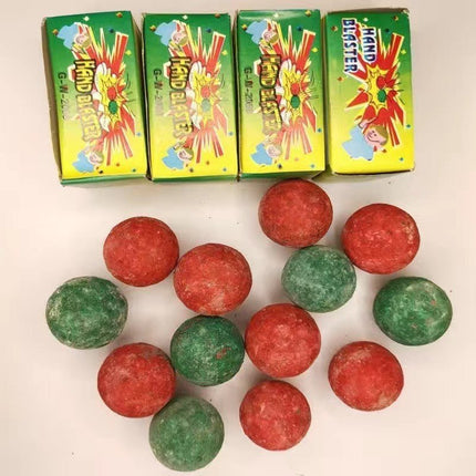 4 packs of HAND BLASTER-Spark Ball Popping Blaster Ball Board Cannon Pop-on-Bump..