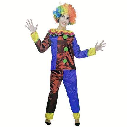 FANCY CLOWN GIRL COSTUME.