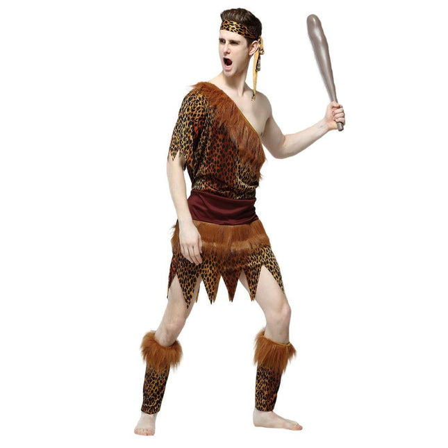 Man's costume caveman.