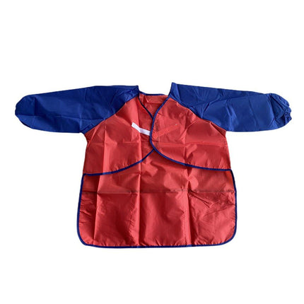 Long Sleeve Kids Apron, for Drawing Painting Waterproof Smock Craft Art 6~10Yrs.