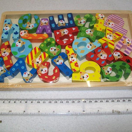 WOODEN ALPHABET BLOCKS.