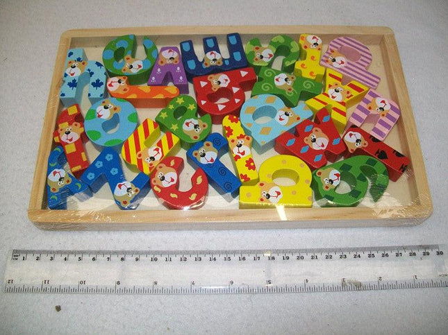 WOODEN ALPHABET BLOCKS.