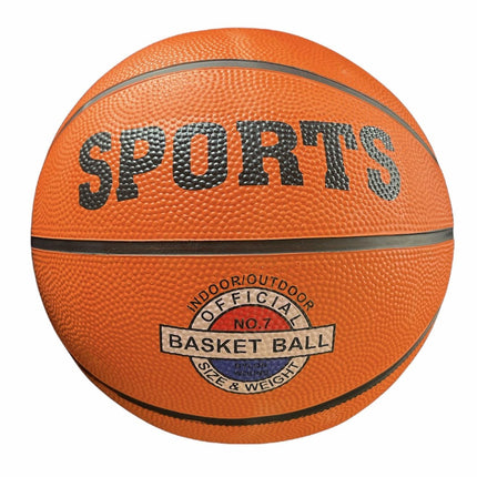 Standard Size 7 Rubber Basketball Training basketball.