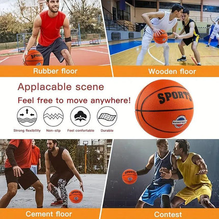 Standard Size 7 Rubber Basketball Training basketball.