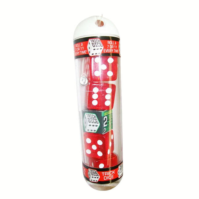 4 x TUBES OF Magic Trick Dice, Roll A 7 OR 11 EVERY TIME.