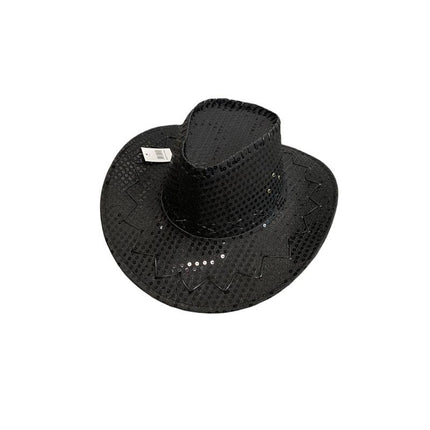 Sequin Cowboy Hat party hat - Pink.