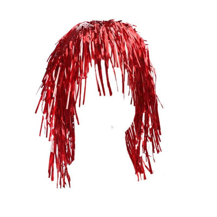 Party tinsel wig-assorted colour - Multi-colour.
