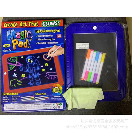 Magic Drawing Pad Electronics LED Writing Board Creative Art For Children.