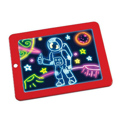 Magic Drawing Pad Electronics LED Writing Board Creative Art For Children.